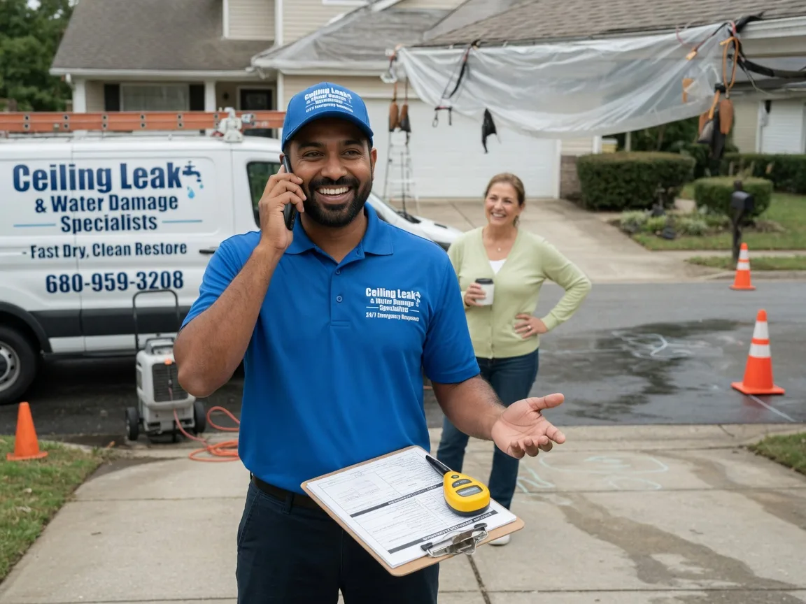 Ceiling Leak Cleanup Ogdensburg, NY FAQs